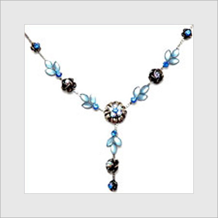 Precious Stones Silver Necklaces