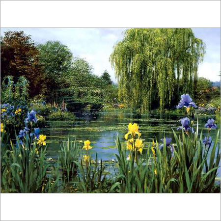 Scratch Proof Classical Landscape Oil Painting