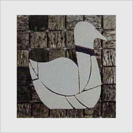 White Color Duck Mosaic Tiles