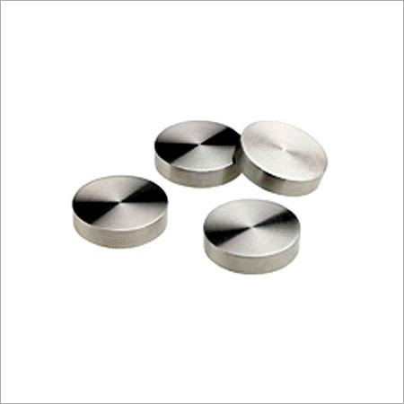 Silver Round Stainless Steel Blank