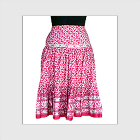 Printed Skin Friendliness Ladies Long Skirts