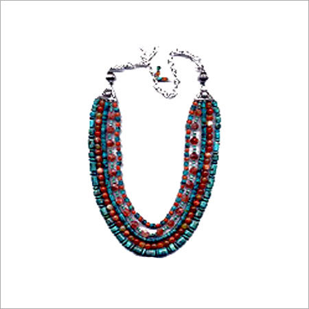 Multi-Strand Beaded Necklace