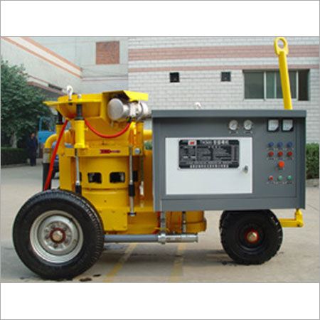 Novel Rotor Piston Wet Shotcrete Machine