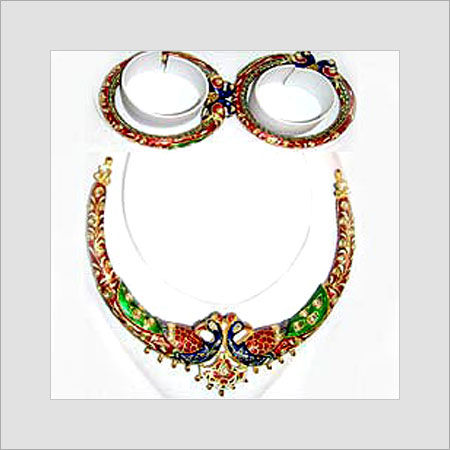 Multicolor Gold Meenakari Necklace Sets