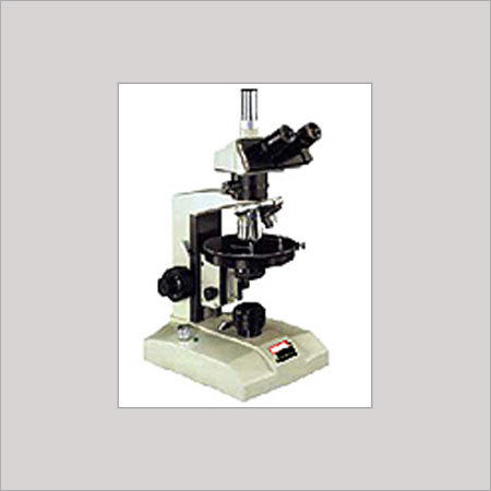 Polarized Microscope - Large Stable Base with Coaxial Focusing | Kühler Illuminator, High Transmission Prism, Interference Figures, 150mm Rotating Stage