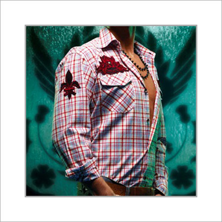 Eye Catching Look Mens Casual Shirts Size: Medium