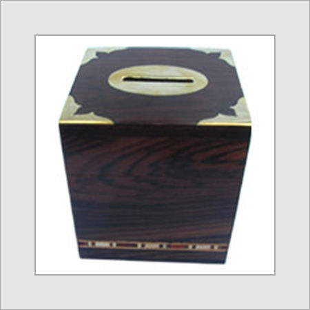 Wooden Money Box