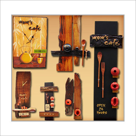 Wall Decorative Kitchen Wooden Artifacts