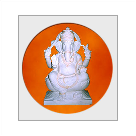 Elegant Look Marble Ganesha Statue