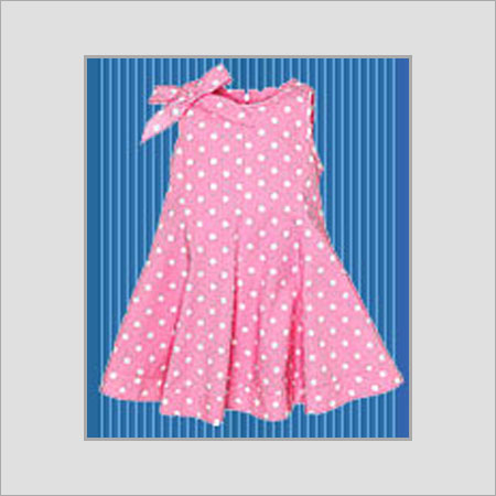 Printed Shrink Resistance Girls Frock