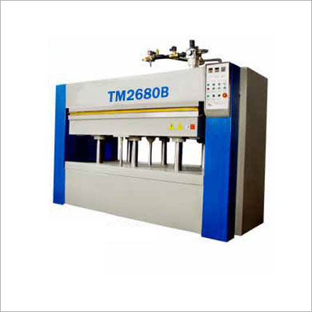 White And Blue Double Side Veneer Membrane Press Machine