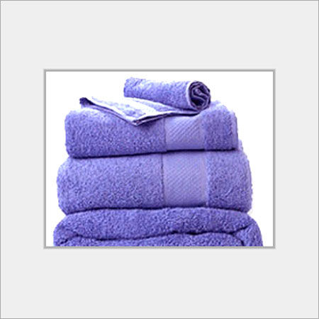 Purple Highly Absorbent Dobby Towels