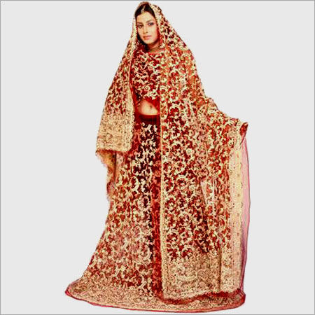 Silk Embroidered Bridal Sarees - Luxurious Silk Fabric, Elegant Borders & Pallus | Available in Diverse, Attractive Colors with Superior Shine 