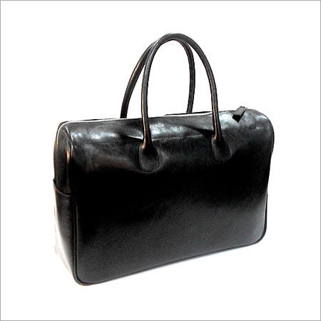 Black Color Men's Leather Bags