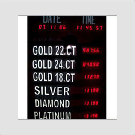 Bullion Rates Display Boards