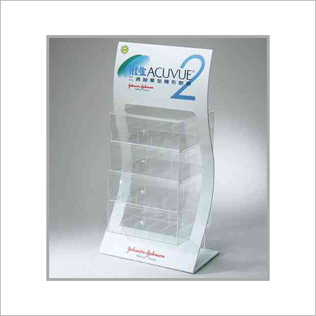 Display Stand - Durable Plastic, Versatile Design for Indoor and Outdoor Use, Aesthetic Communication Aid