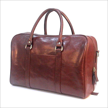 Brown Genuine Leather Men'S Hand Bag