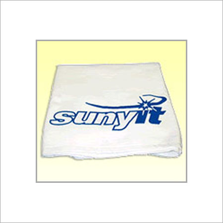 Square White Color Logo Towels