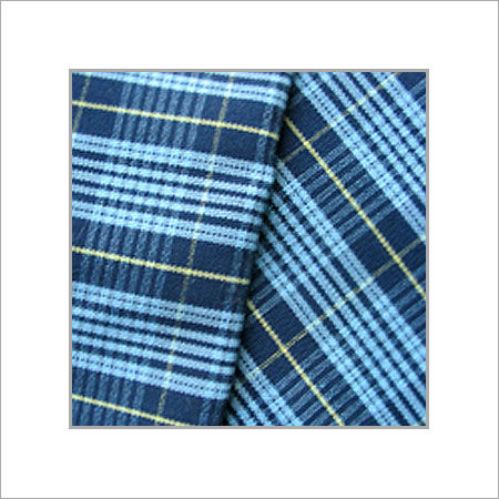 Checked Multicolor Yarn Fabrics