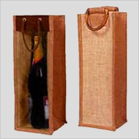 Jute Wine Bag - Durable Jute Fabric | Vibrant Colors, Stylish Patterns, Sturdy Handles