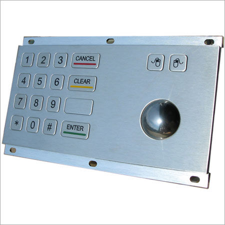 3505a Non-encryption Metal Keypad+trackball