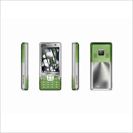 Green Dual Sim Card Mobile Phone