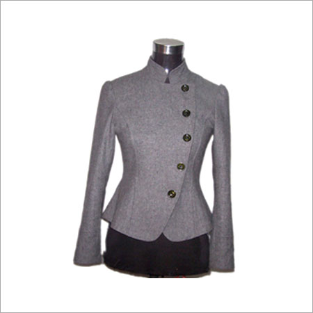 Non Toxic Grey Color Ladies Jacket