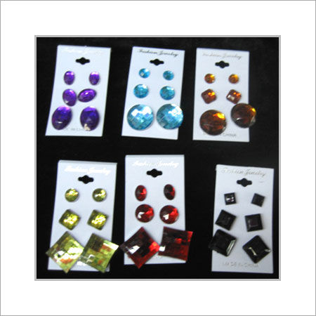 Round Shape Acrylic Earring Gender: Women