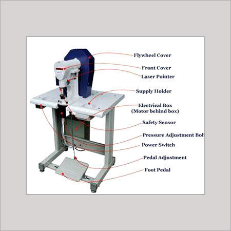 White Rust Proof Button Attaching Machines