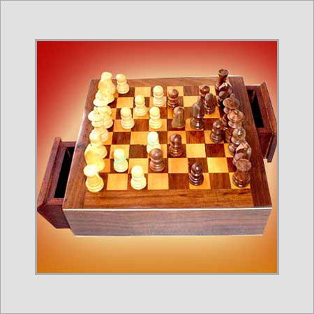 Brown Color Wooden Chess Board