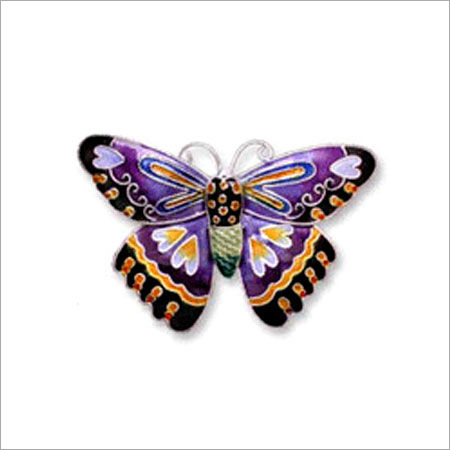 Hand Painted Butterfly Colorful Pins