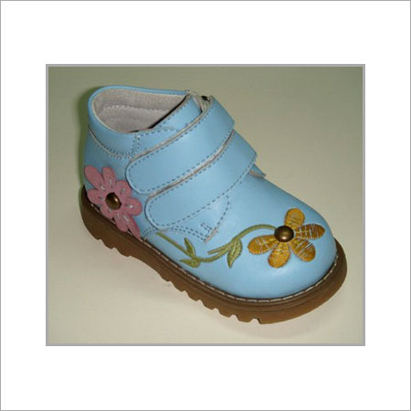 Non Toxic Blue Designer Children Shoes