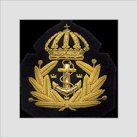 Yellow Compact Design Military Badges