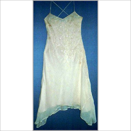 Ladies Silk Short Dress