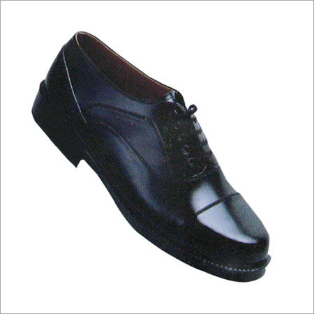 Plain Black Formal Leather Shoes