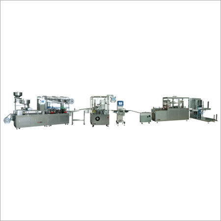 Silver Fully Automatic Medicine Packaging Production Line Machine