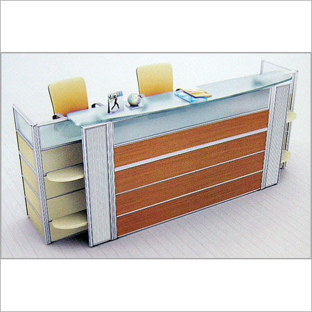 Modern Outlook Reception Counter No Assembly Required