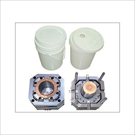 Cream Steel Plastic Bucket Moulds