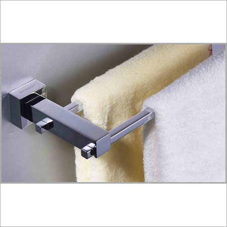 Round Chrome Plated Towel Rack