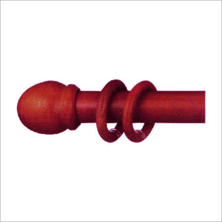 wooden curtain rods