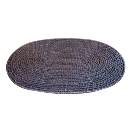 Grey Low Maintenance Rattan Coaster