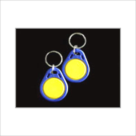 Yellow And Blue Low Maintenance Rfid Key Tag