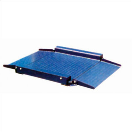 Blue Platform Scale With Frame