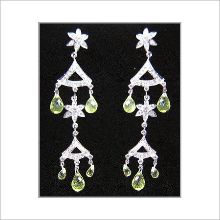 DIAMOND-GEM EARRINGS