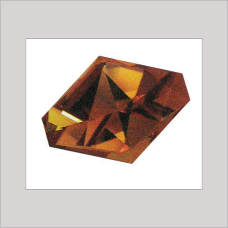 Polished Golden Topaz Stone