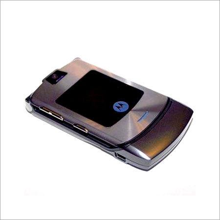 Silver Motorola V3 Mobile Phone