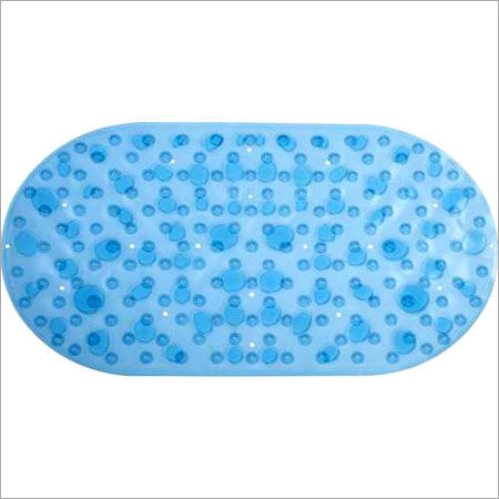 Blue Pvc Safety Bath Mat (6639B)