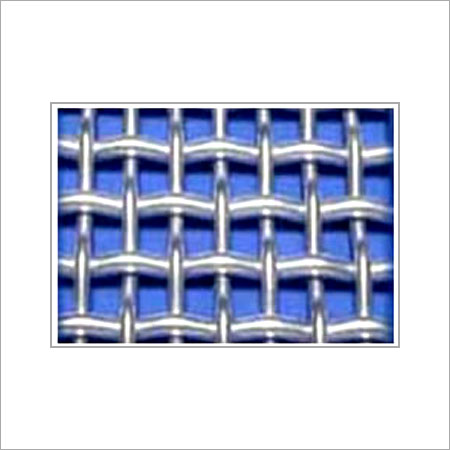 Superior Finish Crimped Wire Mesh - Galvanized Steel Square Hole Design | Durable Long Life Rectangle Shape Polished Surface
