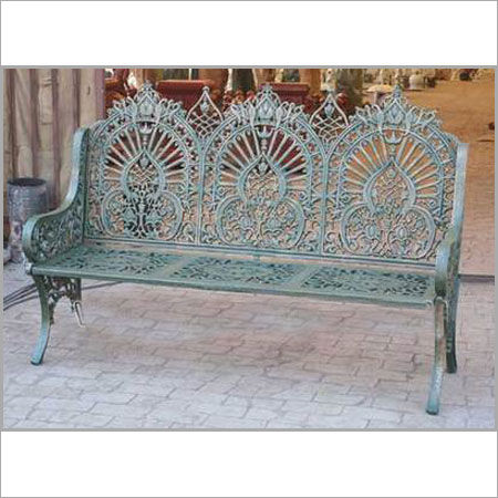 Cast Iron Wheat Bench