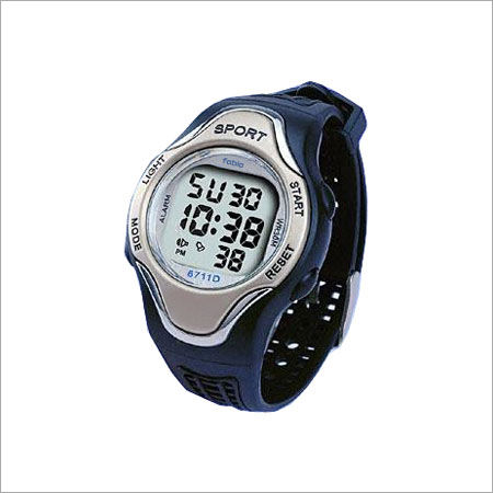 Blue Fabia Electronic Wrist Watch